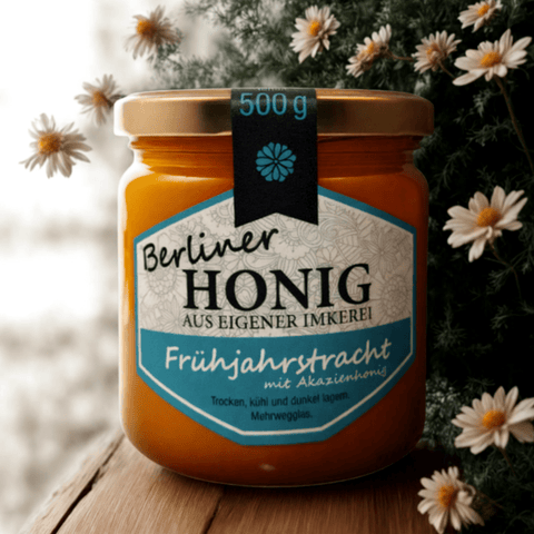 Berliner Honig - Frühjahrstracht 500g mit Akazienhonig - Teekränzchen