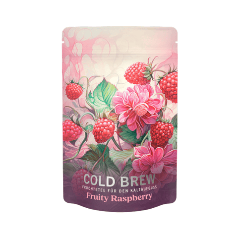 Cold Brew Früchtetee "Fruity Raspberry" - Teekränzchen CILD BREW fürchtete für den kaltaufgussteekraenzchen.sbs