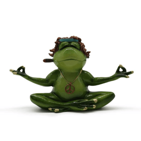 Frosch Philippe macht Yoga
