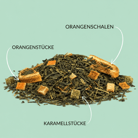 Grüner Tee „Orange Karamell“