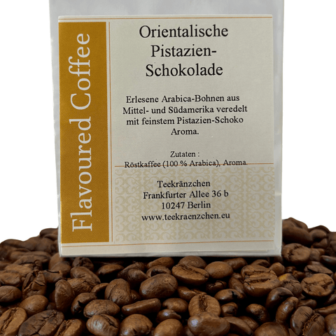 Kaffee Orientalische Pistazien - Schokolade - Teekränzchen