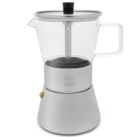 Leopold Vienna Espressokocher Otto 4Ta Glas