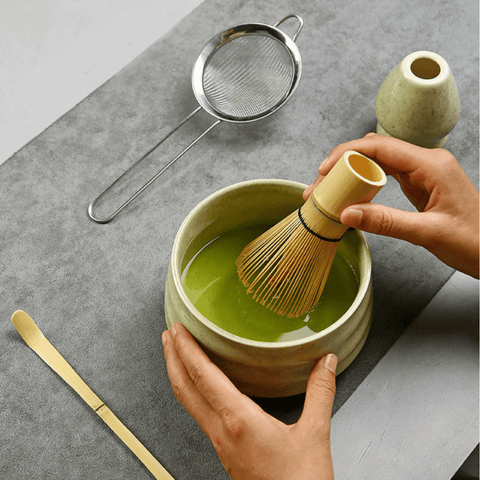 Premium Matcha Set Japan komplett 5-teilig für matcha Liebhaber optimal für dein Teeritual - Teekränzchen