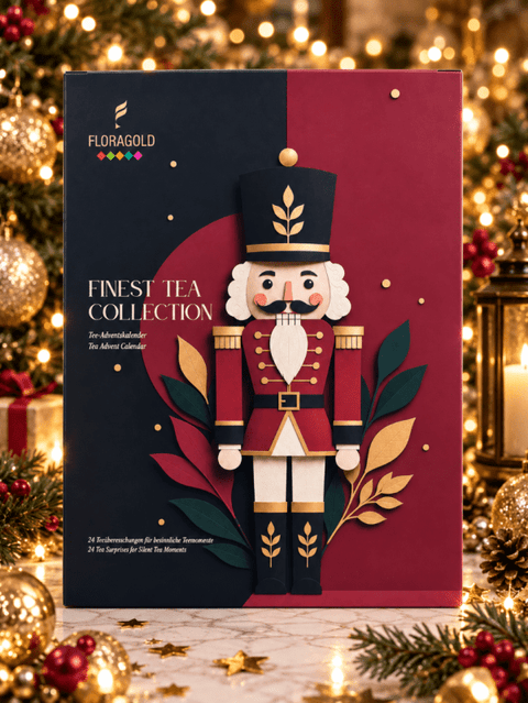 Tee-Adventskalender – 24 Pyramidenbeutel mit 24 Teesorten