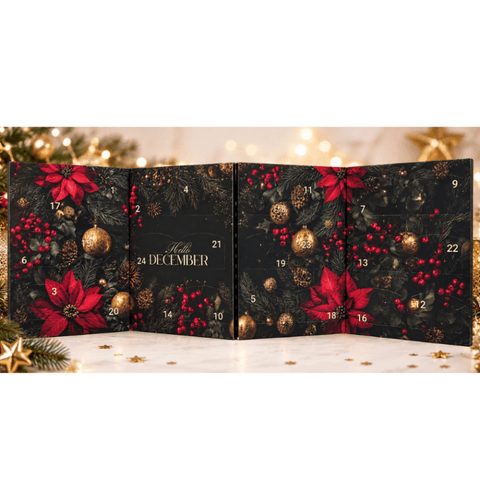 Tee-Adventskalender – 24 Pyramidenbeutel mit 24 Teesorten