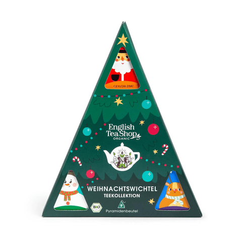 Tee Geschenk "Weihnachtswichtel", BIO, 9 Pyramidenbeutel - Teekränzchen