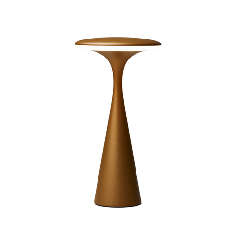 Ufo Tischlampe - Ufo Tischlampe brushed gold - Teekränzchen