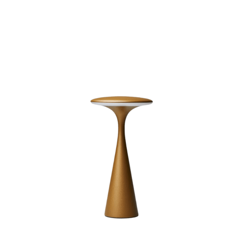 Ufo Tischlampe brushed gold - Teekränzchen