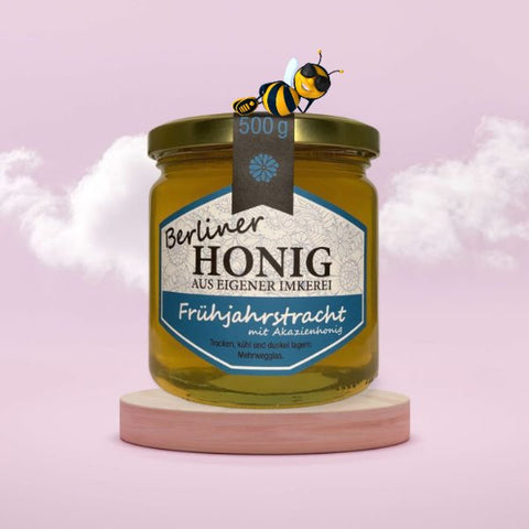 Berliner-Honig-Frühjahrstracht-500g-mit-Akazienhonig-Teekränzchen
