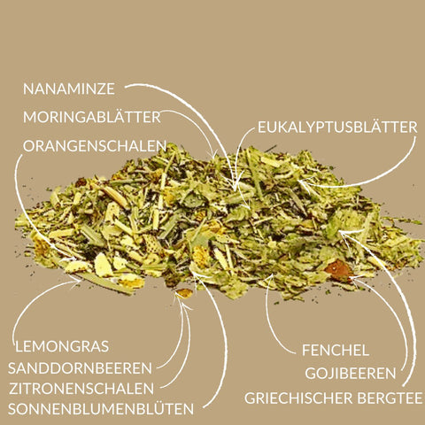 Kräutertee "Kopf frei" - Teekränzchen