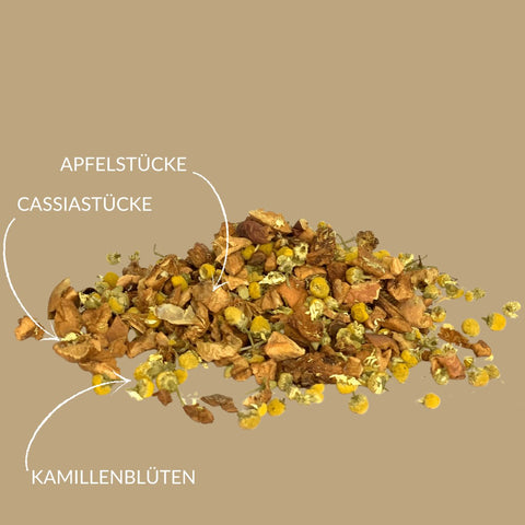 Kräutertee "Zimtapfel mit Kamille" - Teekränzchen