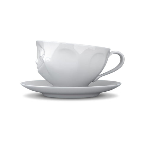 Tasse Glücklich weiß - Teekränzchen