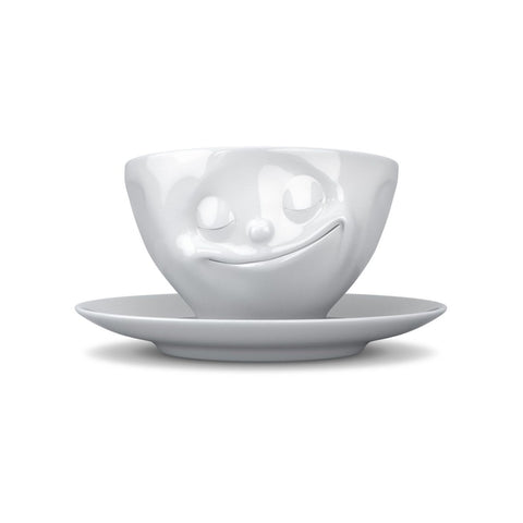 Tasse Glücklich weiß - Teekränzchen