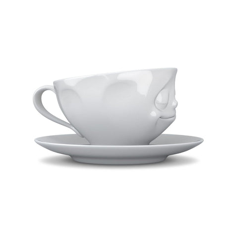 Tasse Glücklich weiß - Teekränzchen