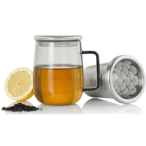 AdHoc Teeglas mit Henkel Yuna 
