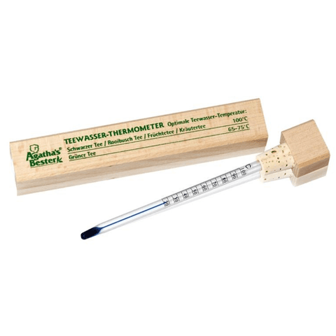 Agatha S bester Teewasserthermometer Holzkiste