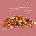 Früchtetee "Erdbeeren Obstgarten", Lieblich. Fruchtig. Erdbeerig.