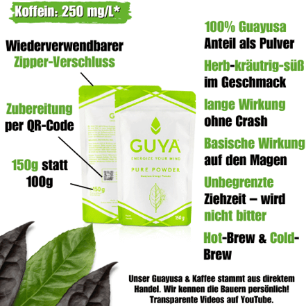 Guayusa Tee Purer Powder