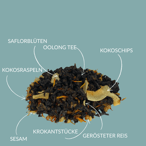 Oolong Tee Gerösteter Sesam