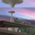 video UFO table Lamp