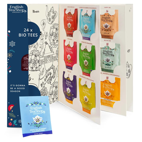 Tee Adventskalender Weihnachtsgeschichte & Feel Good (24 Bio - Tees) - Teekränzchen