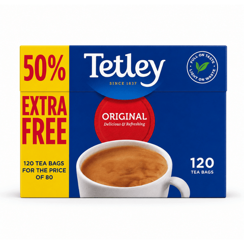 Tetley Tee Entkoffeinierter Schwarztee 