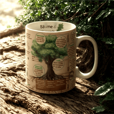 Becher Wissensbecher Bäume und Umwelt - Teekränzchen