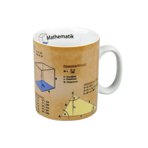 Wissensbecher Mathematik aus Porzellan - Teekränzchen